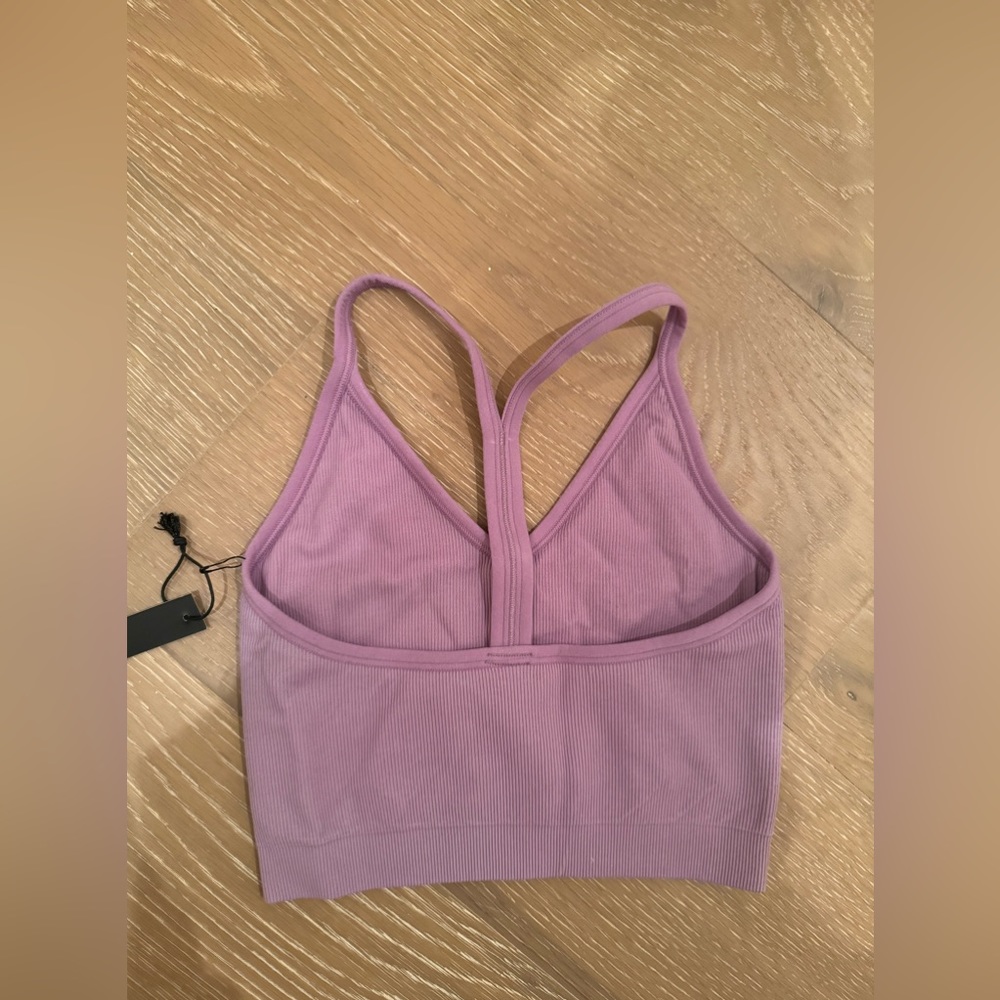 Set Active Small Ribbed V Purple Bra.💜⚡️ - Picture 2 of 3